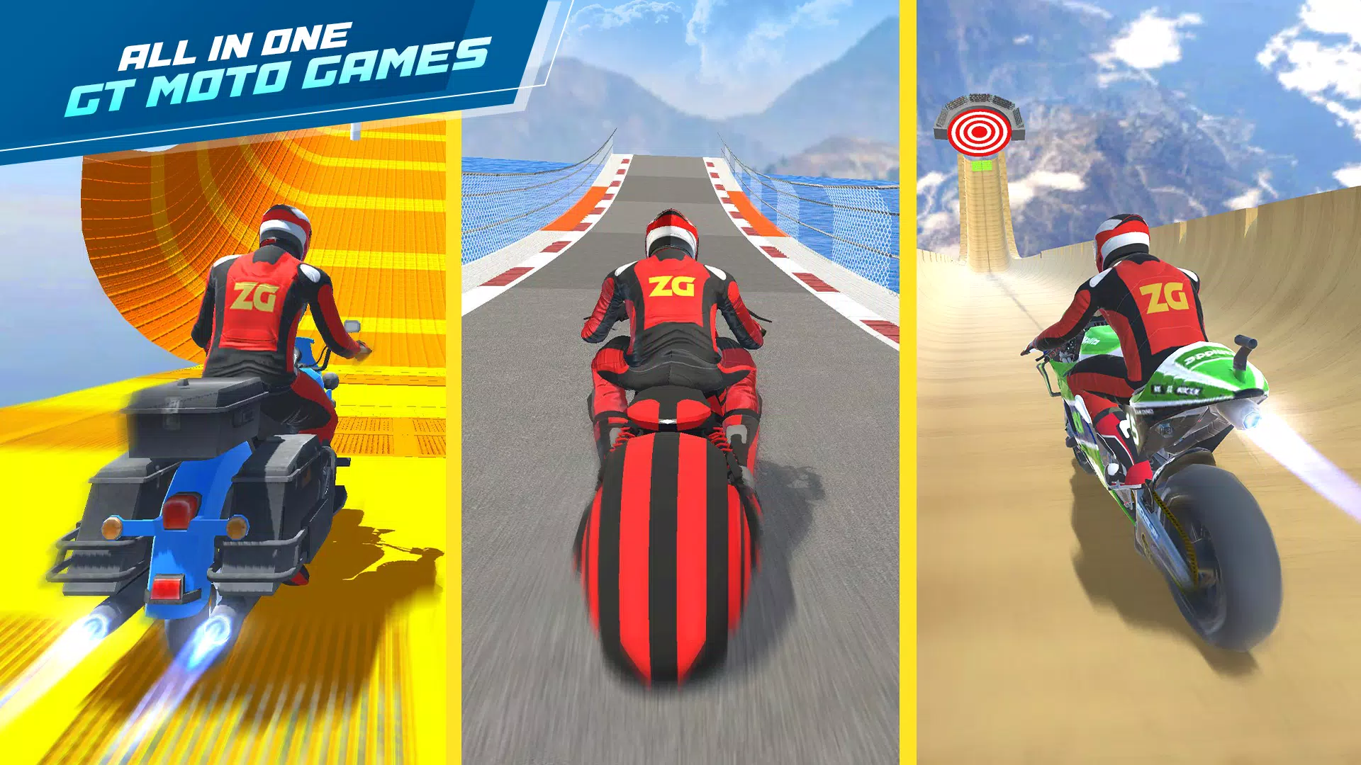GT Moto Stunt 3D 스크린샷 2