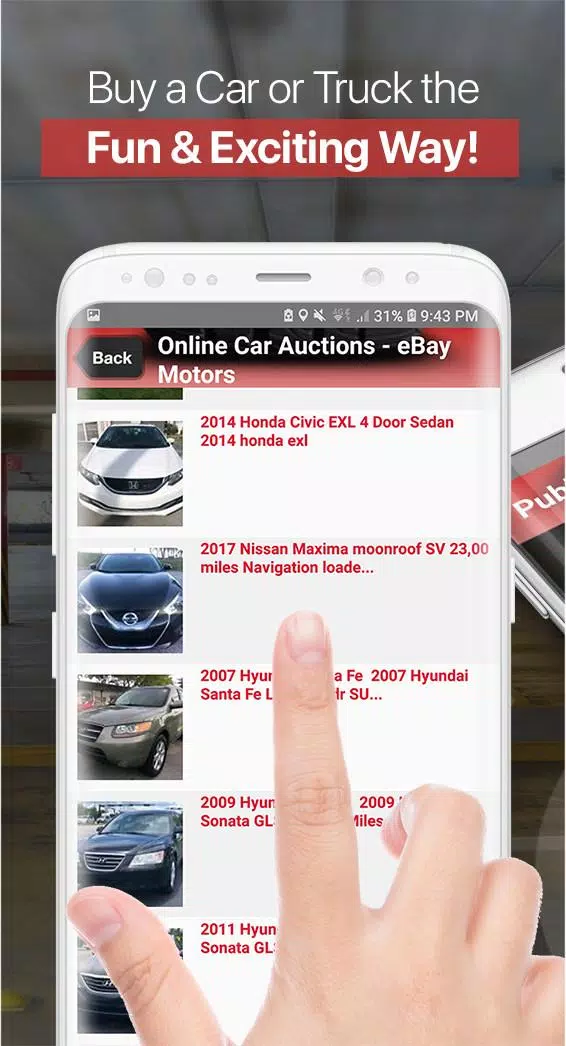 Public Car Auctions Directory স্ক্রিনশট 0