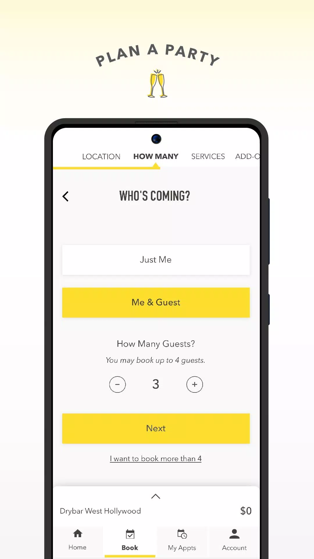 Drybar screenshot 2