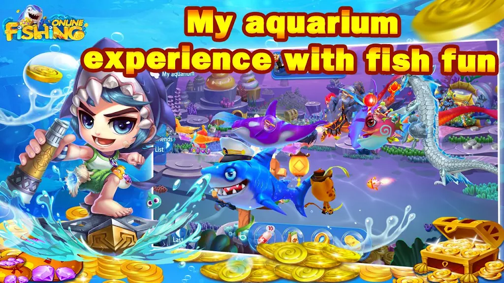 Fishing Online: Classic fish machine, free game屏幕截圖0