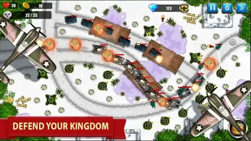 Tower Defense: Toy War capture d’écran 1