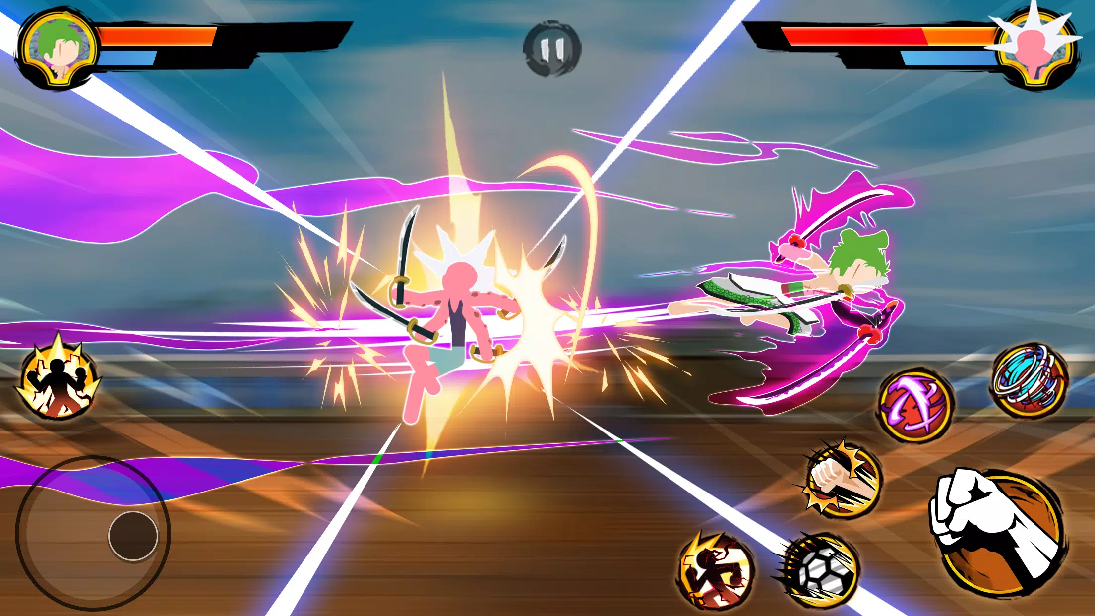 Stick Pirates Fight captura de pantalla 2