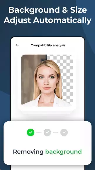 Biometrische Passbilder App Captura de tela 1