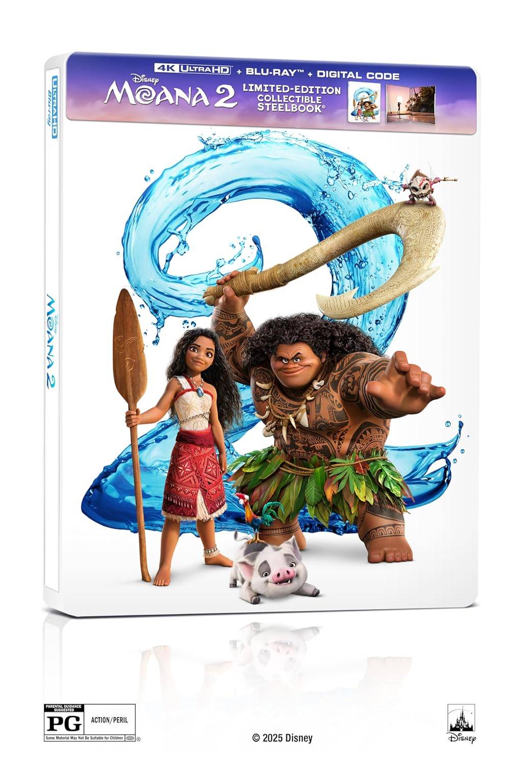 现在预订：Moana 2的惊人4K Steelbook Edition