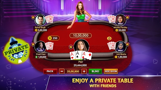 Teen Patti Octro 3 Patti Rummy capture d’écran 2