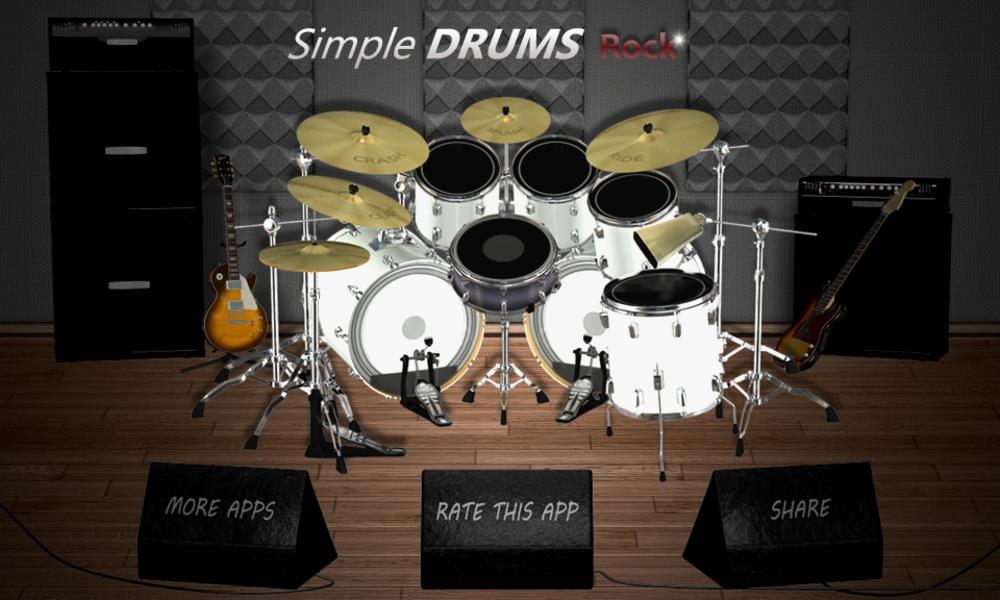 Simple Drums Rock - Batería Captura de pantalla 0