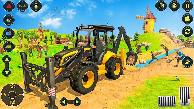 Village Excavator JCB Games Screenshot 3