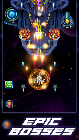 Galaxy Squad: Space Shooter Mod экрана 0