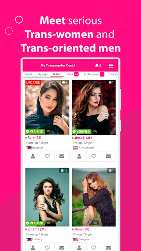 ภาพหน้าจอ Transgender / TS dating app 2