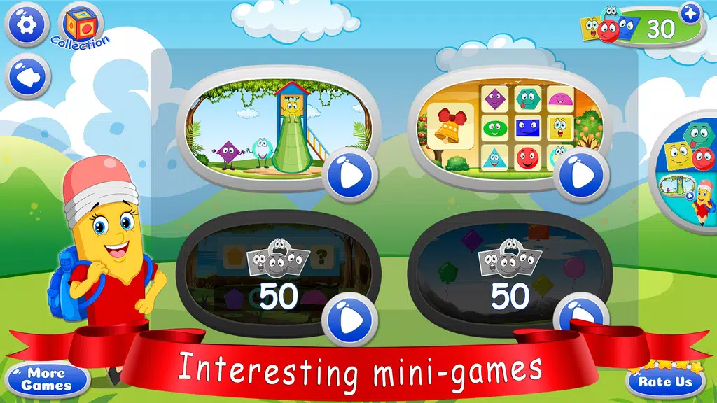 Learn shapes — kids games ảnh chụp màn hình 3