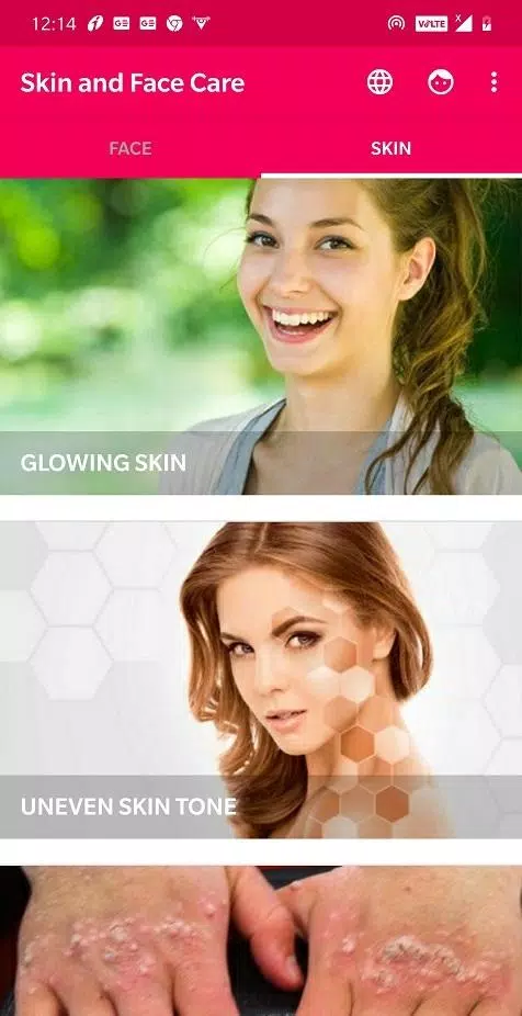 Skin and Face Care Screenshot 2