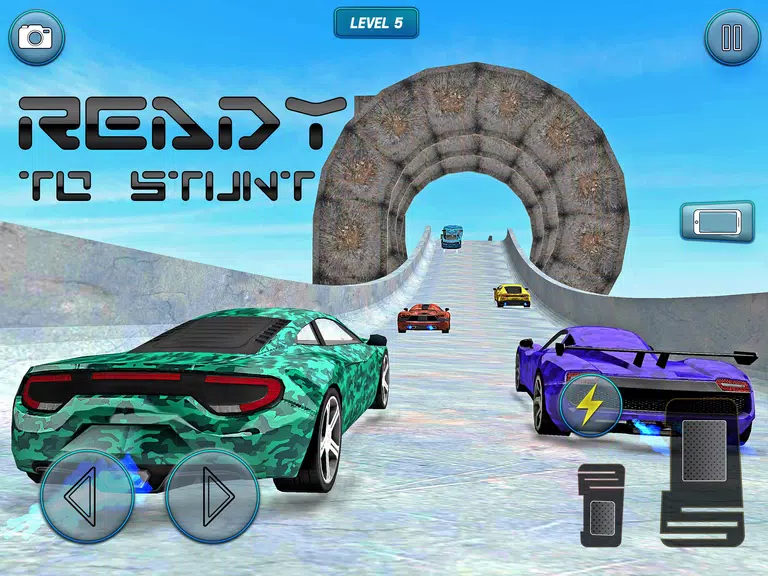 ภาพหน้าจอ US Army Car Stunts City Drive 2