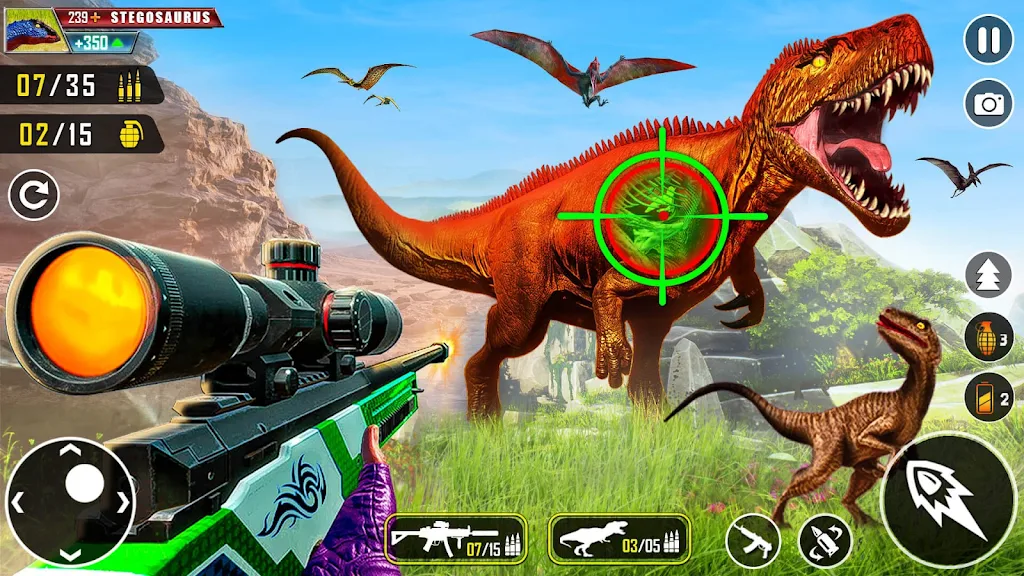 Screenshot Wild Dino Hunter 3D Gun Games 1