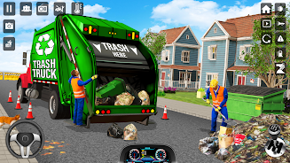 Schermata Trash Truck Games Simulator 3D 0