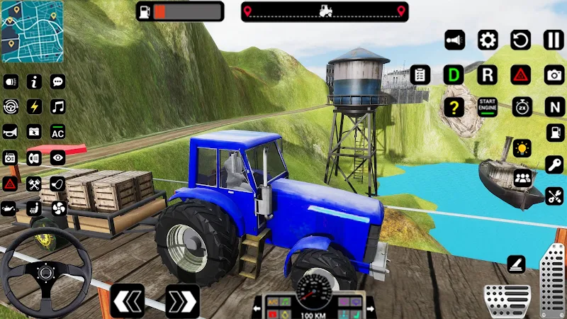 Tractor Trolly Driving Games capture d’écran 1