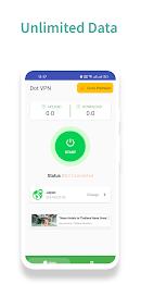 Dot Vpn - Unlimited Data screenshot 1