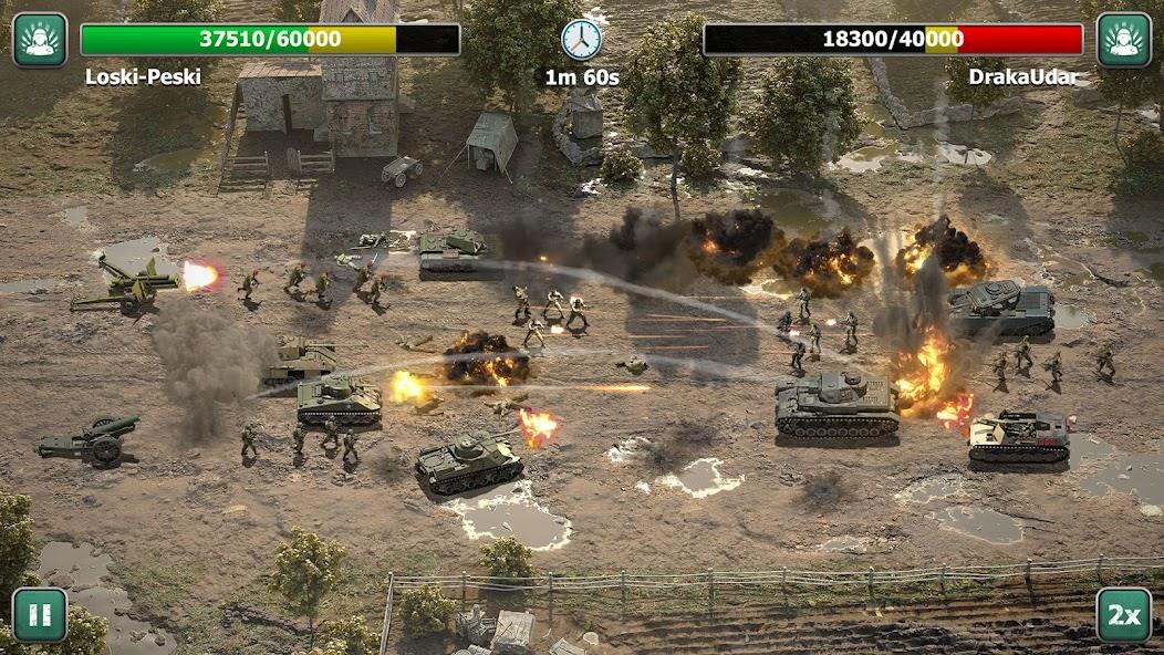 Heroes of War: Idle army game Mod应用截图第3张