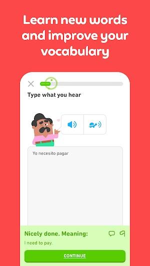 Duolingo ဖန်သားပြင်ဓာတ်ပုံ 3