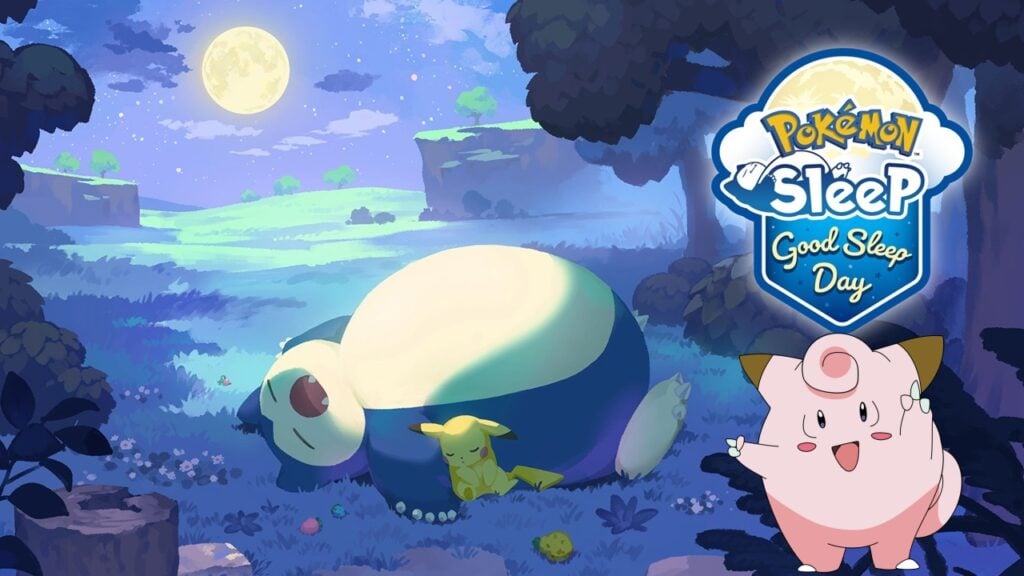 Pokémon Sleep Partners with Clefairy for Good Sleep Day