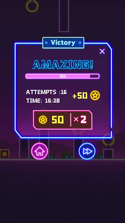 Block Dash: Geometry Jump captura de pantalla 3
