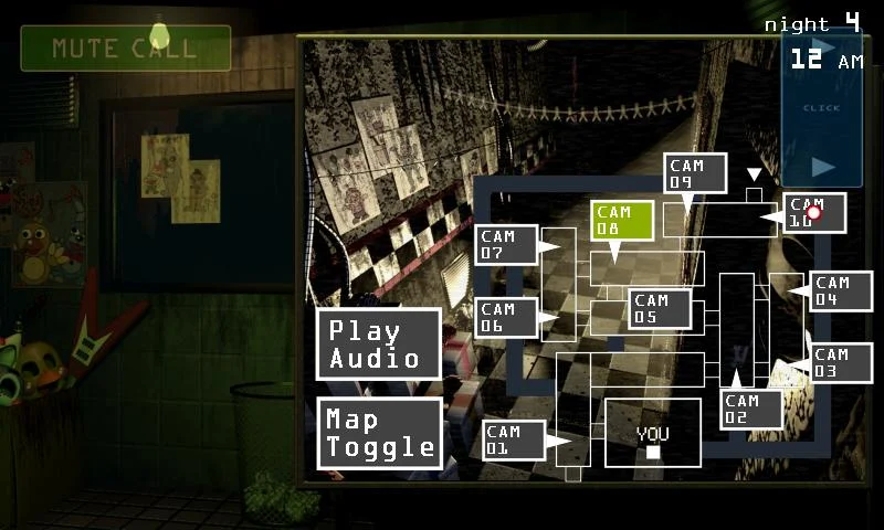 FNAF 3 экрана 1