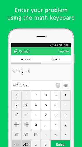 Cymath - Math Problem Solver ekran görüntüsü 2