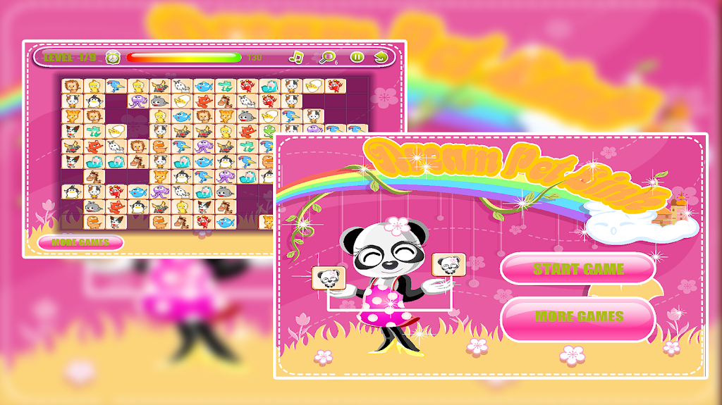 Dream Pet Link: Animal Mahjong Connect ekran görüntüsü 0