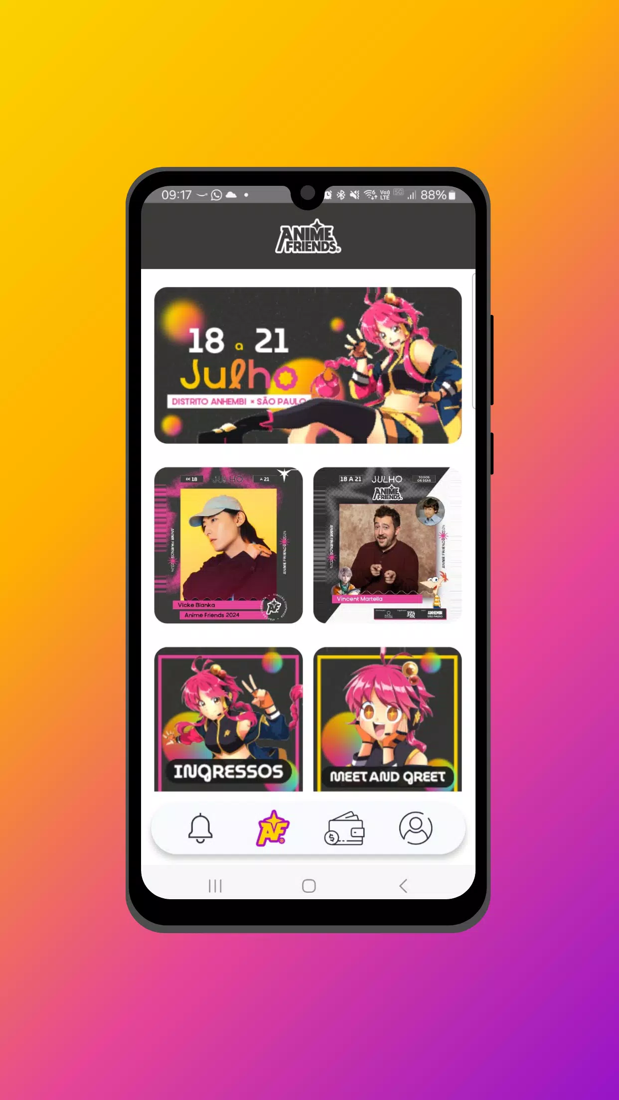 App Anime Friends屏幕截圖1