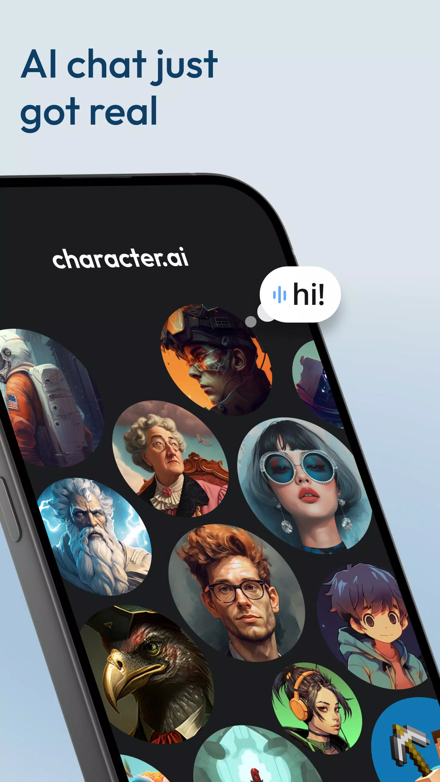 ภาพหน้าจอ Character AI: Chat, Talk, Text 0