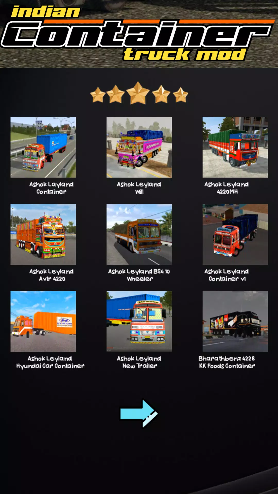 Indian Container Truck Mod ဖန်သားပြင်ဓာတ်ပုံ 1