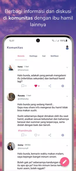 BukuBumil - Pregnancy Tracker ကိုဖန်သားပြင်2