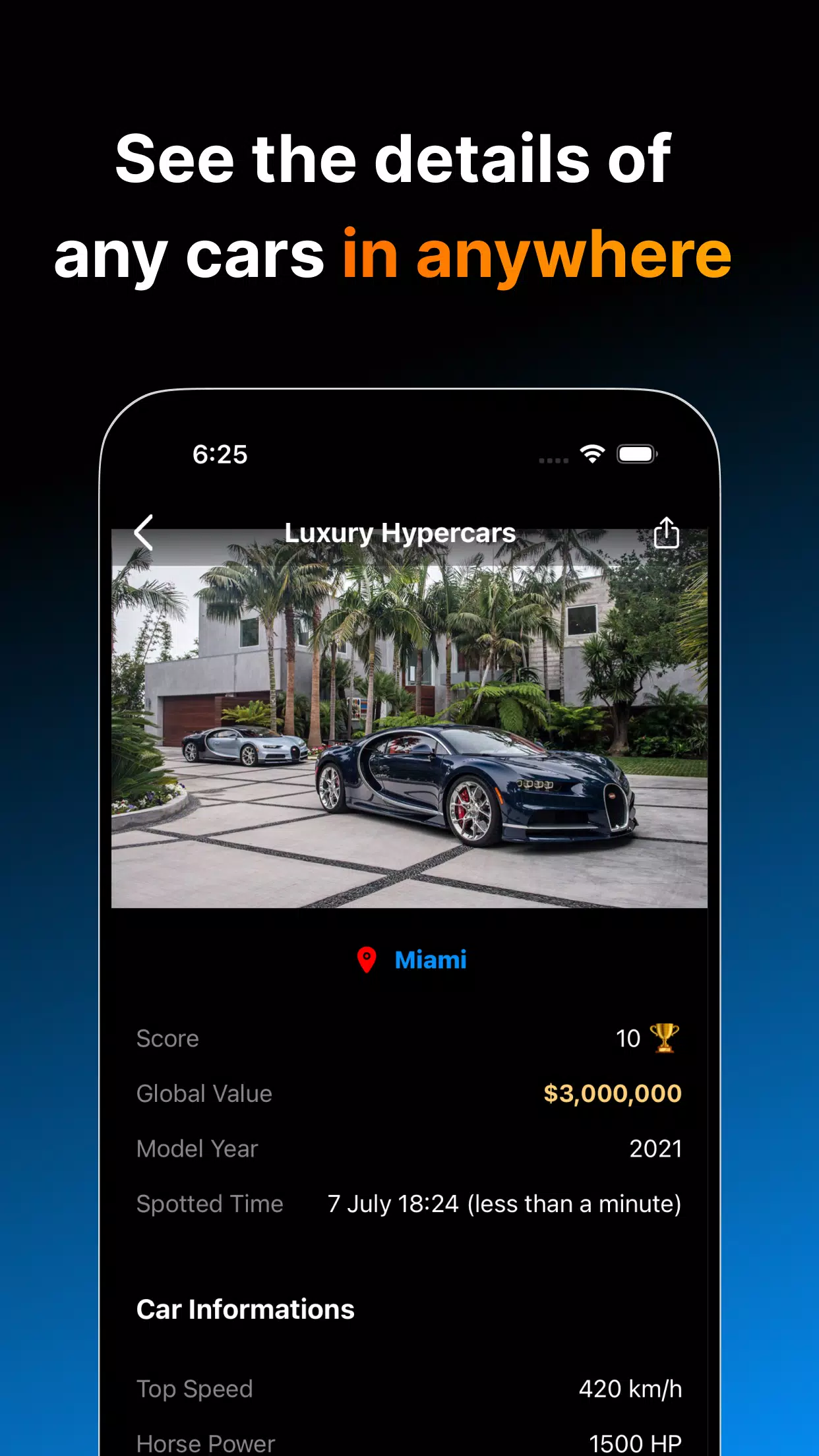 Screenshot Car Spotting App 2