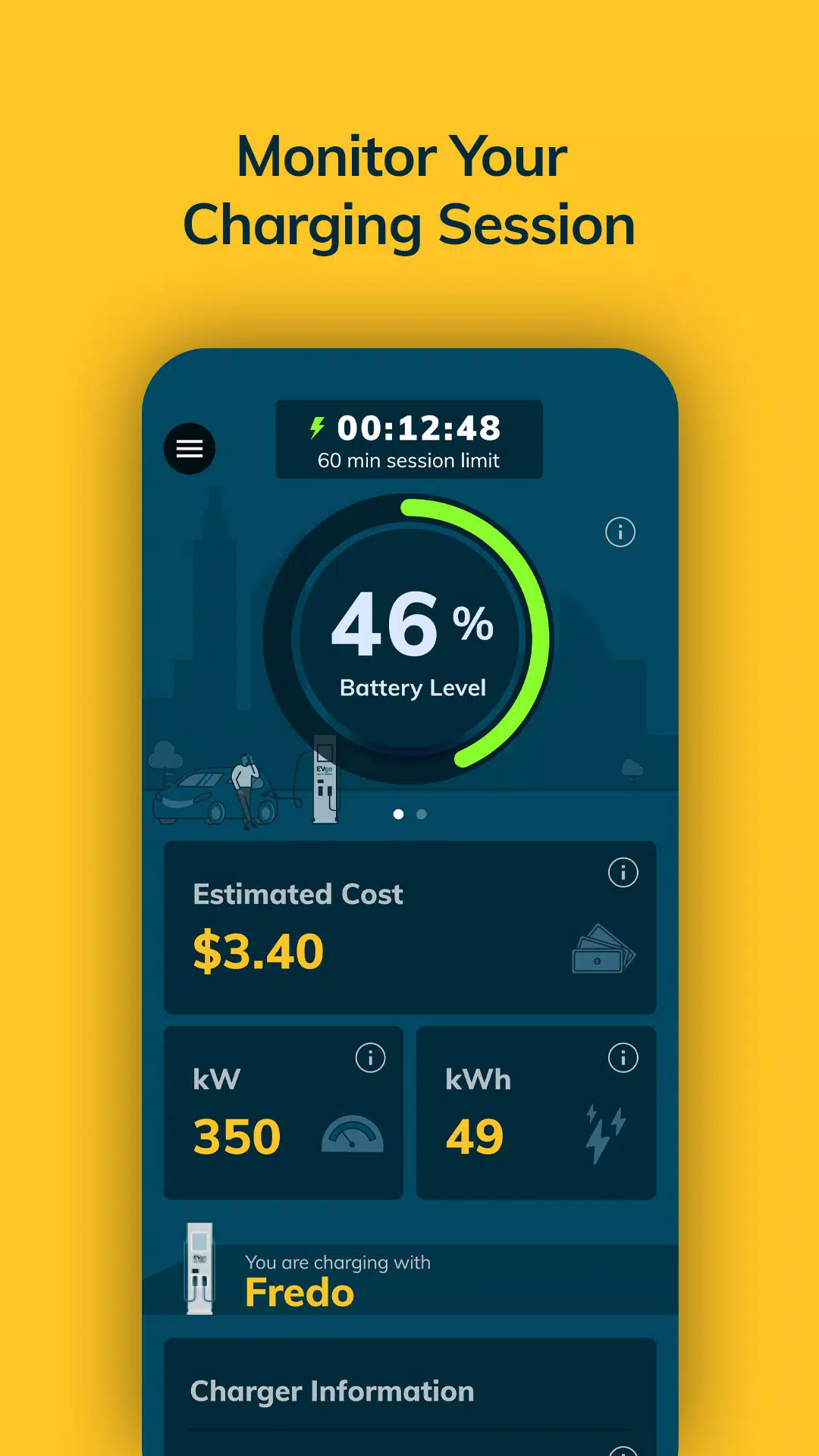 EVgo - Fast EV Charging экрана 1