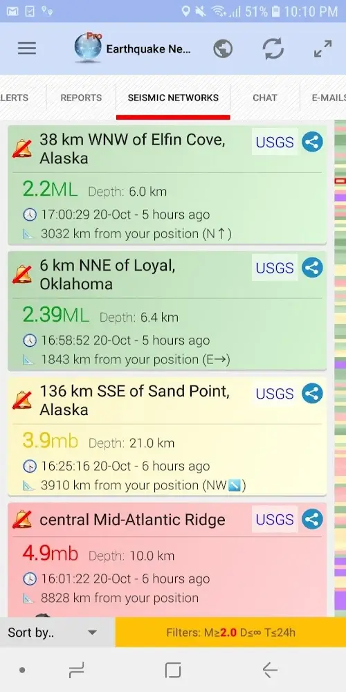 Earthquake Network PRO Скриншот 2