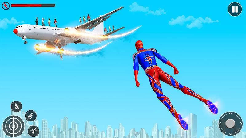 Spider Hero: Rope Hero Games ภาพหน้าจอ 1