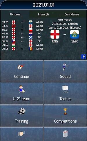 ภาพหน้าจอ True Football National Manager 0