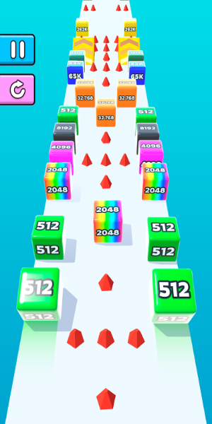 Jelly Run 2048 экрана 0