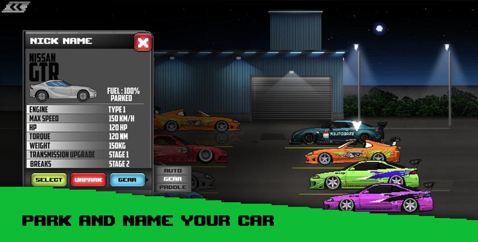 Pixel Car: Reckless Racer屏幕截圖3