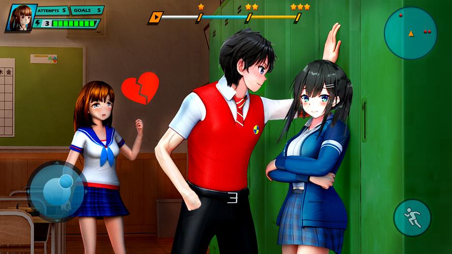 School Love Life: Anime Games屏幕截圖3