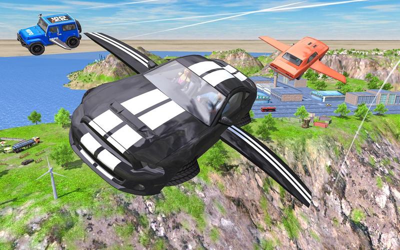 Flying Car Extreme Simulator screenshot 2