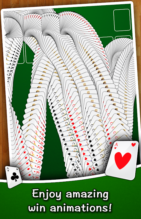 Solitaire FRVR - Big Cards Classic Klondike Game zrzut ekranu 1