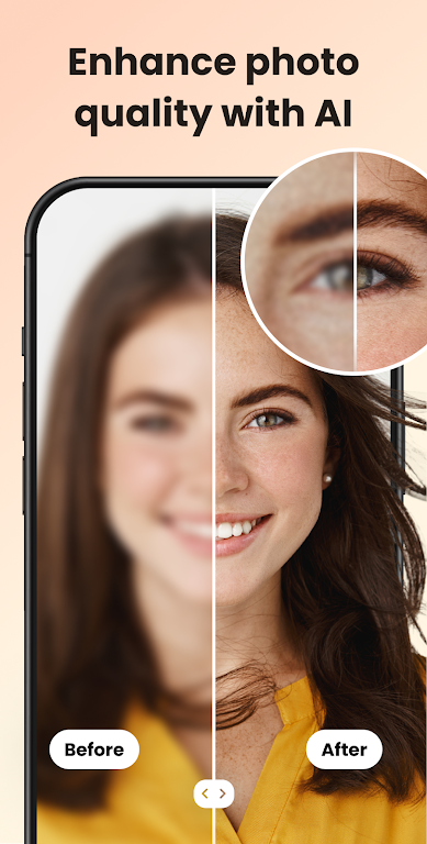 ภาพหน้าจอ UpFoto – AI Photo Enhancer Mod 1