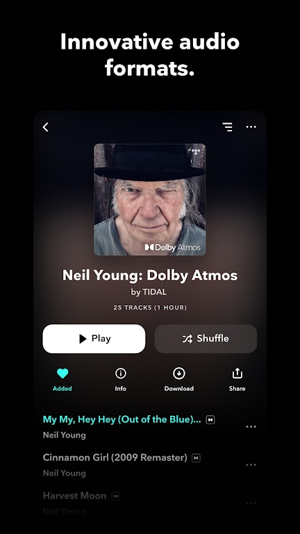 TIDAL Music: HiFi, Playlists Mod Zrzut ekranu 2