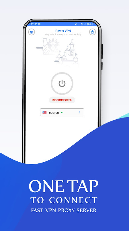 VPN Fast - Secure VPN USA VPN captura de pantalla 1