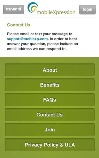 MobileXpression Connect screenshot 1