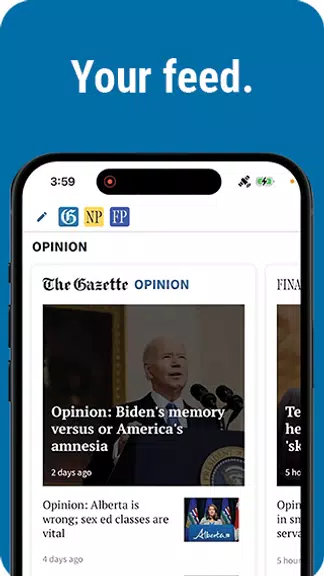 Screenshot Montreal Gazette 1
