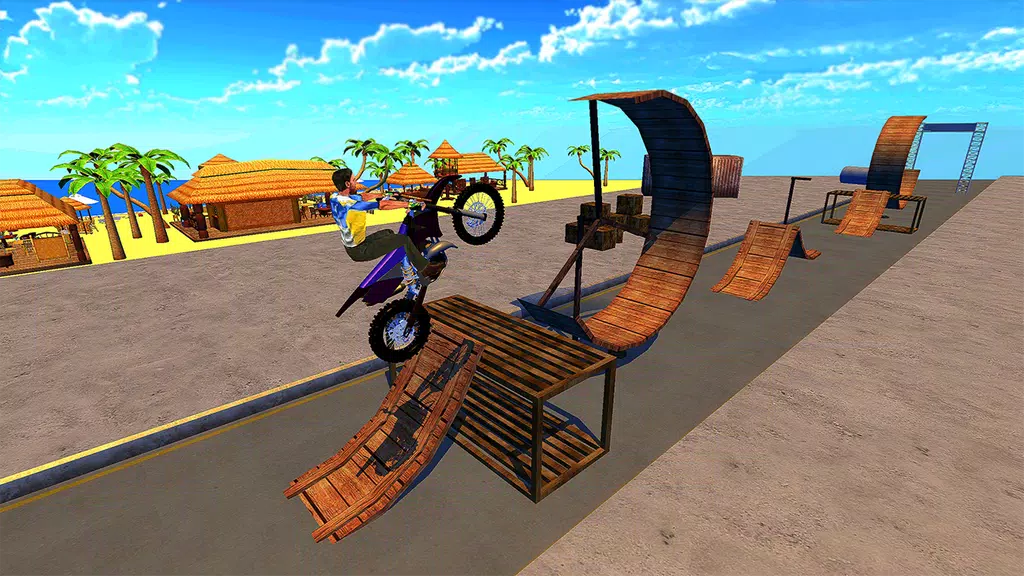 Racing Bike Stunts & Ramp Riding स्क्रीनशॉट 0