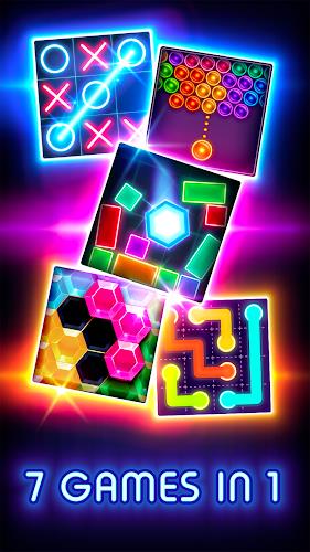 Tic Tac Toe Glow: 2 Players screenshot 2