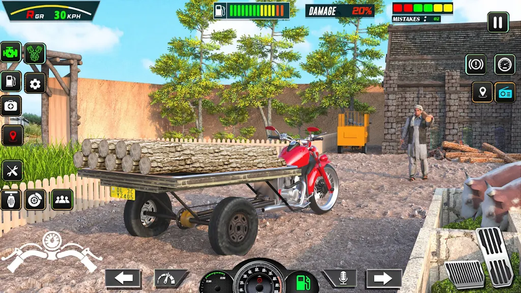 Tuk Tuk Rickshaw: Auto Game ကိုဖန်သားပြင်1