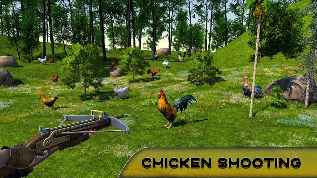 Chicken Hunting Challenge Game Tangkapan skrin 1